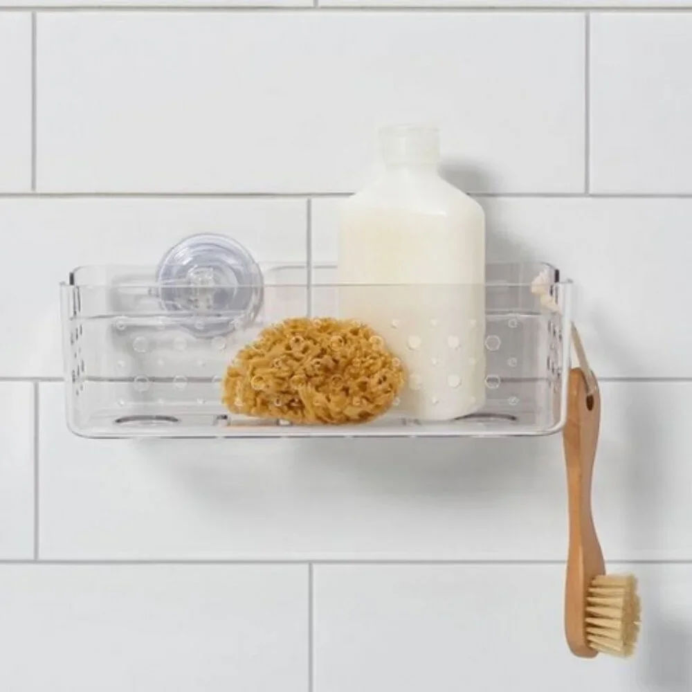 2 Room Essentials Medium Suction Shower Baskets